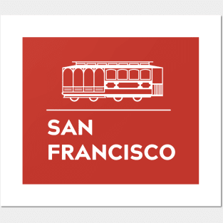 San Francisco Trolley Car Posters and Art